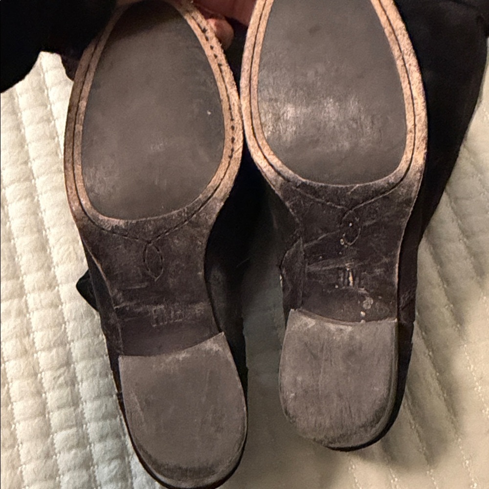 Frye Black Over the Knee Suede Boots - Picture 3 of 6